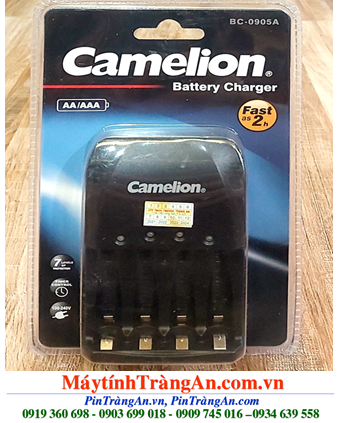 Camelion BC-0905A, Máy sạc nhanh 2 giờ - Sạc pin AA,AAA Camelion BC-0905A tự ngắt khi pin sạc đầy, sạc 1,2,3,4 pin